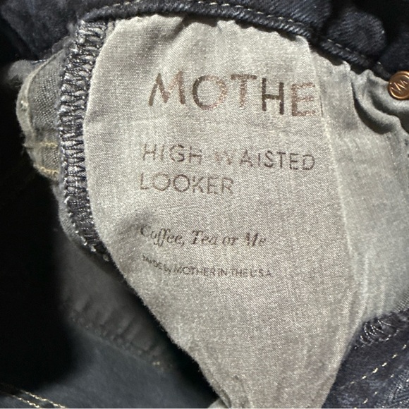 Mother The High Waisted Looker Jeans Coffee Tea or Me Size 29 - Picture 9 of 10